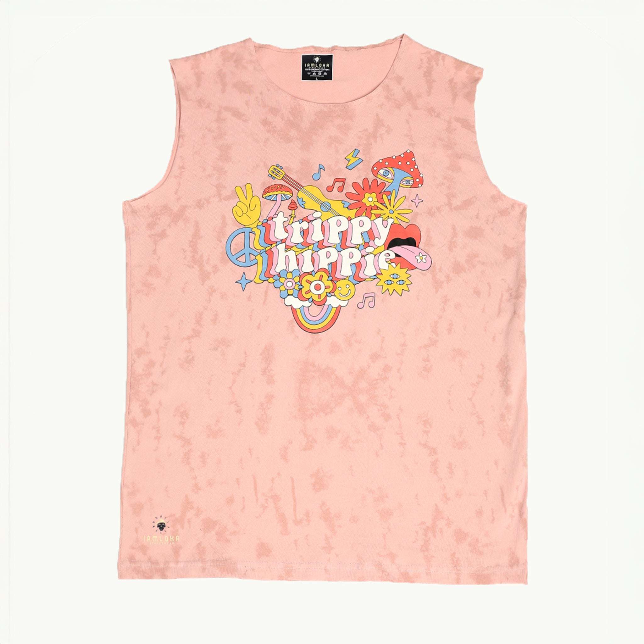 Trippy Hippie Drop Tank Tee