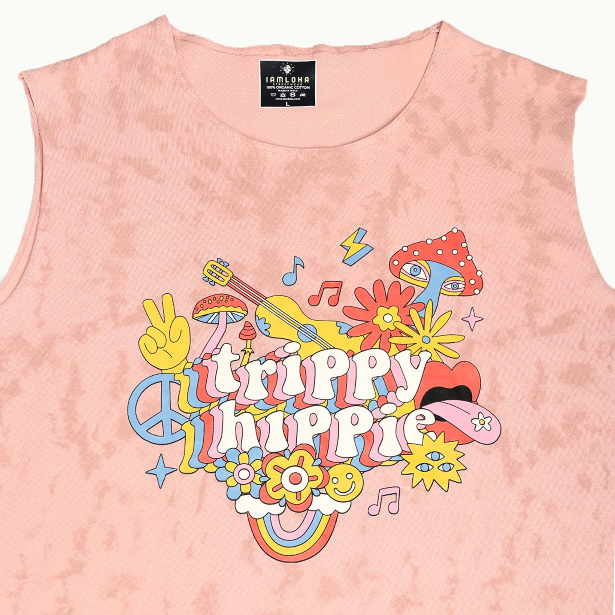 Trippy Hippie Drop Tank Tee