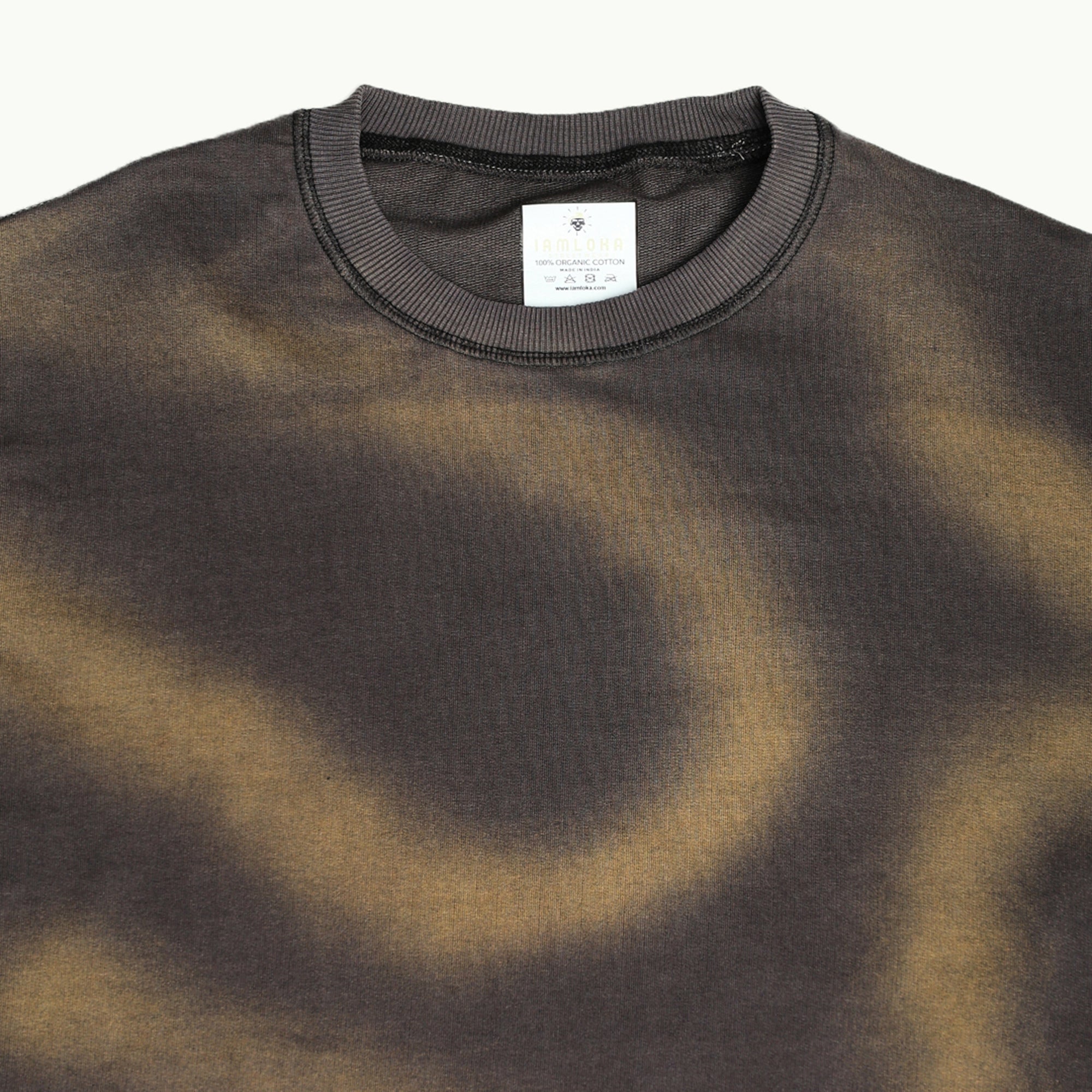 Loka Mandala Wave Tee - 280 gsm Cotton Terry