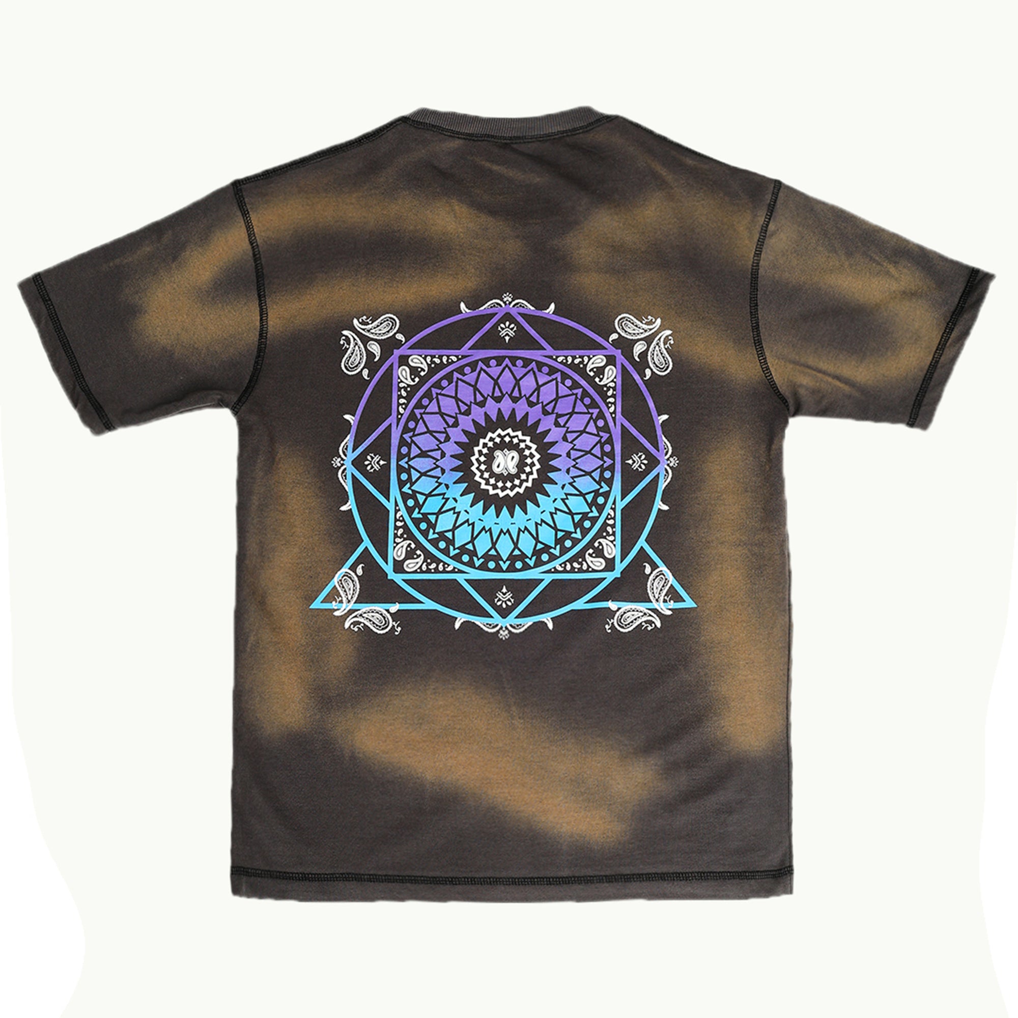 Loka Mandala Wave Tee - 280 gsm Cotton Terry