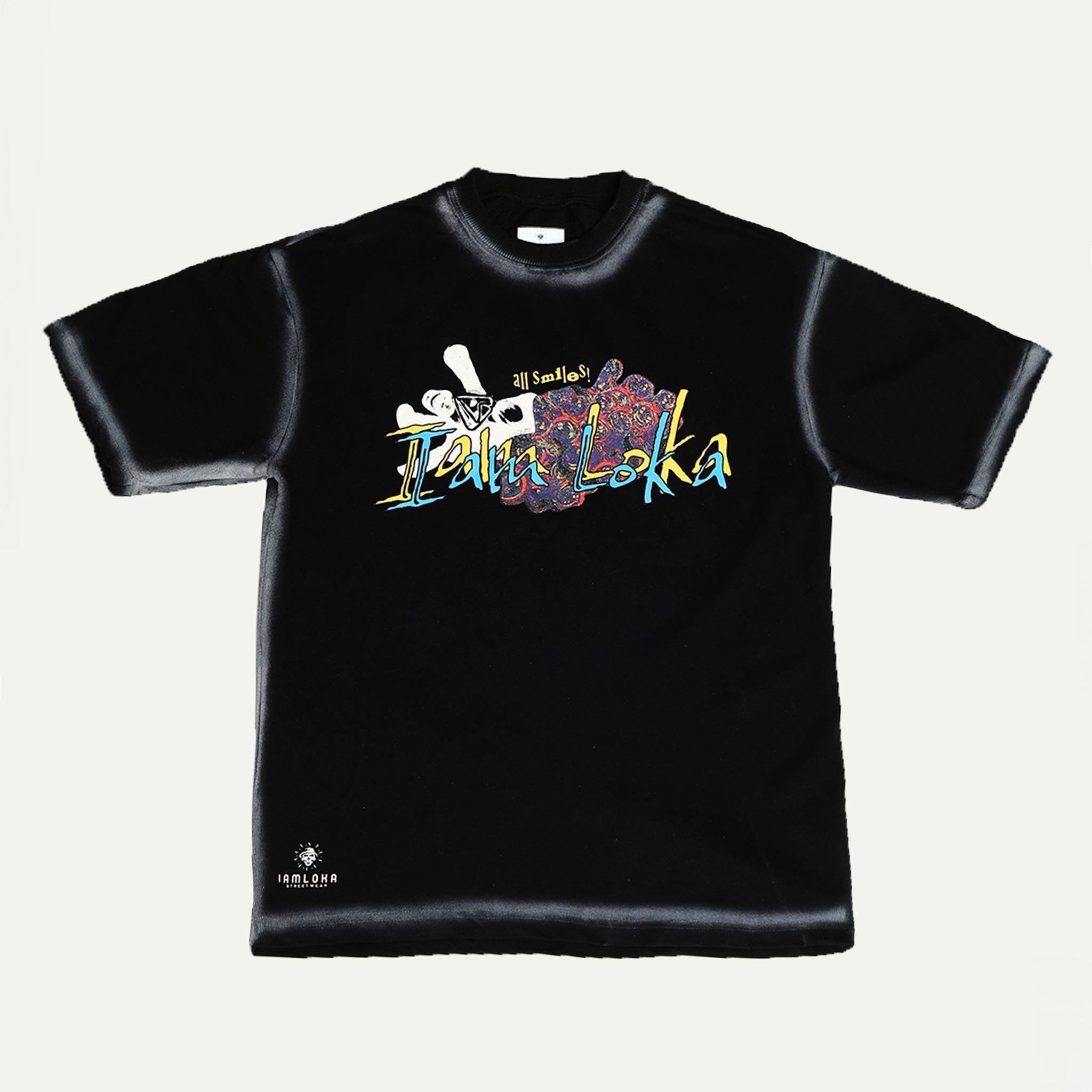 Loka Skull Bloom Oversized T-shirt