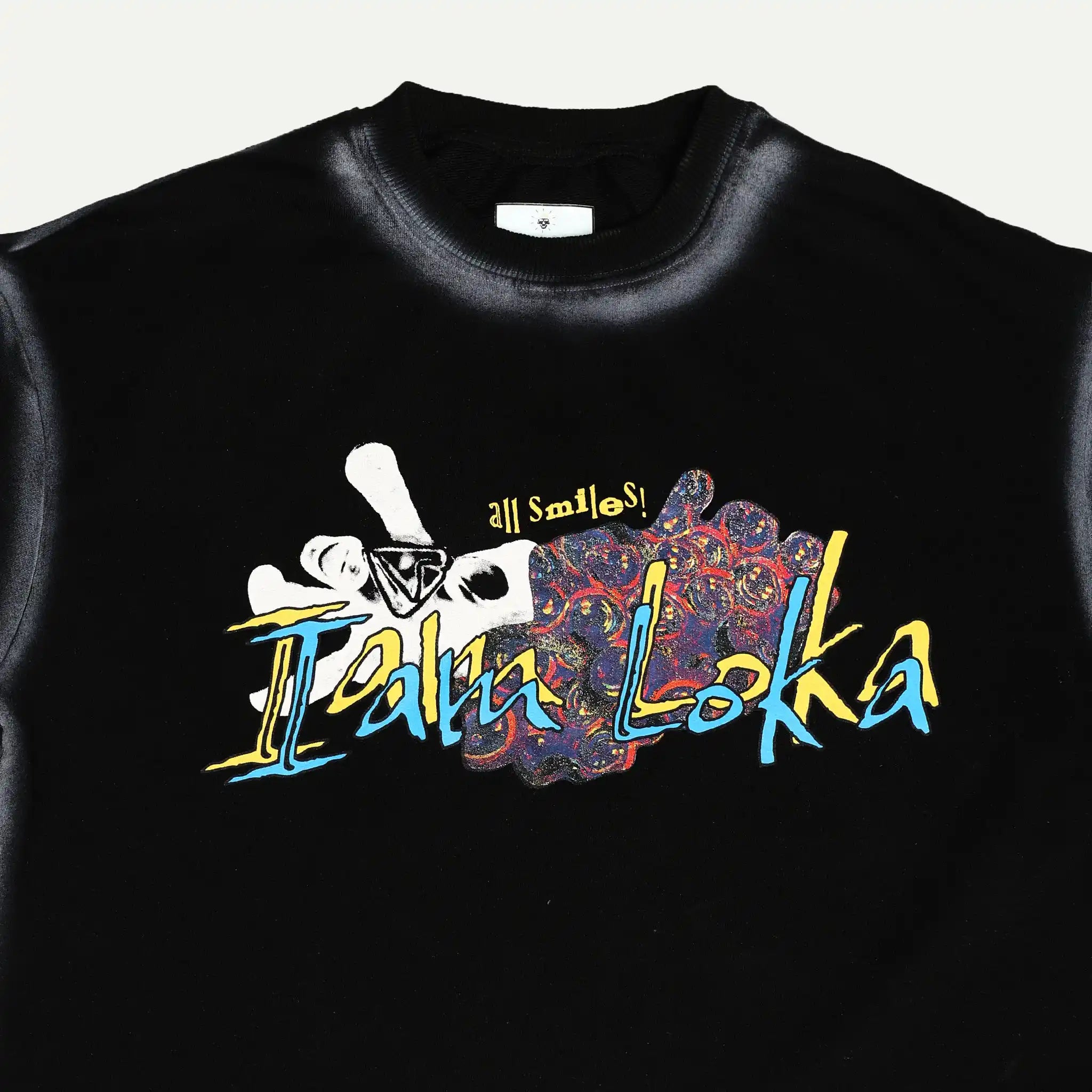 Loka Skull Bloom Oversized T-shirt