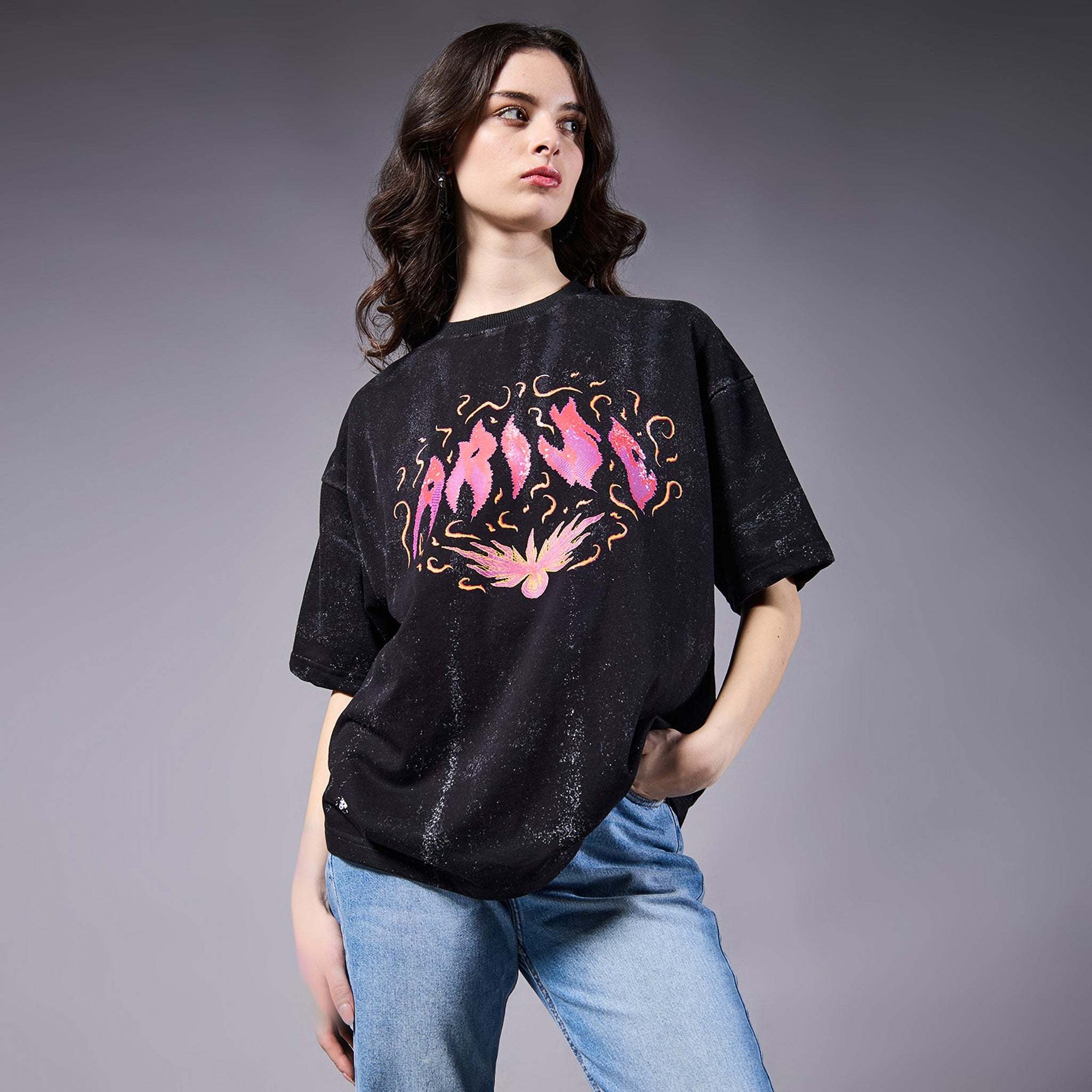 Awaken Flame Tee - 280 GSM Cotton Terry