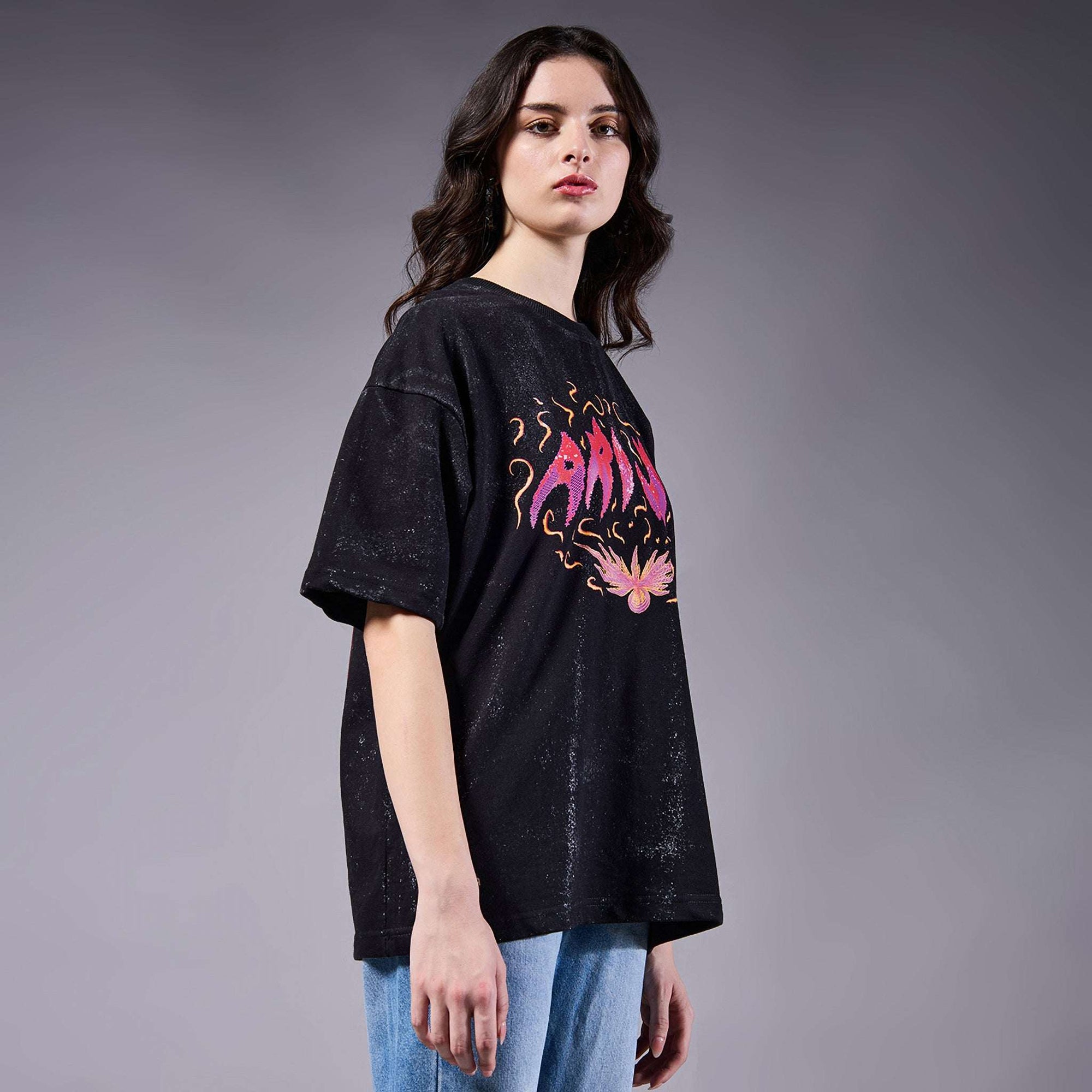 Awaken Flame Tee - 280 GSM Cotton Terry