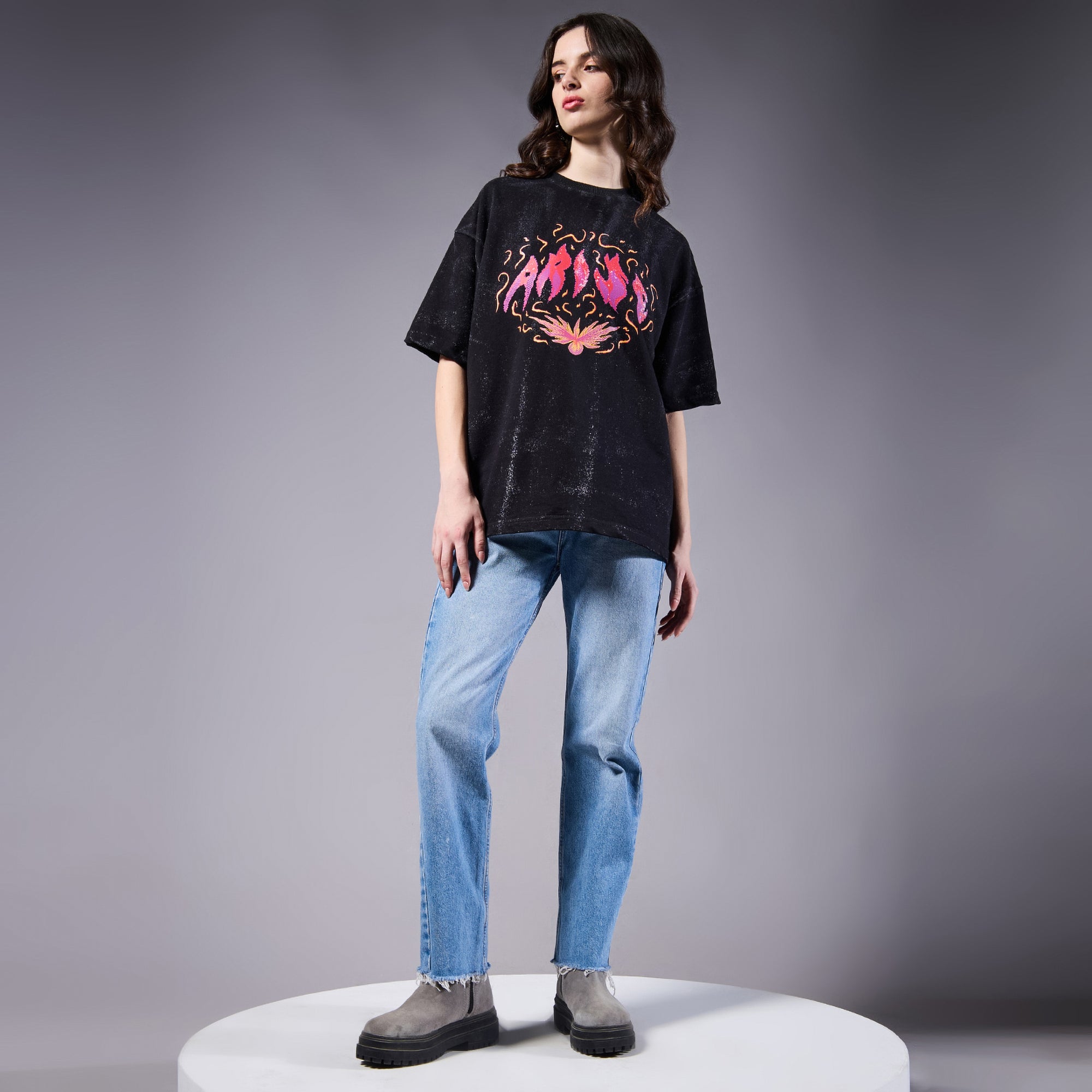 Awaken Flame Tee - 280 GSM Cotton Terry