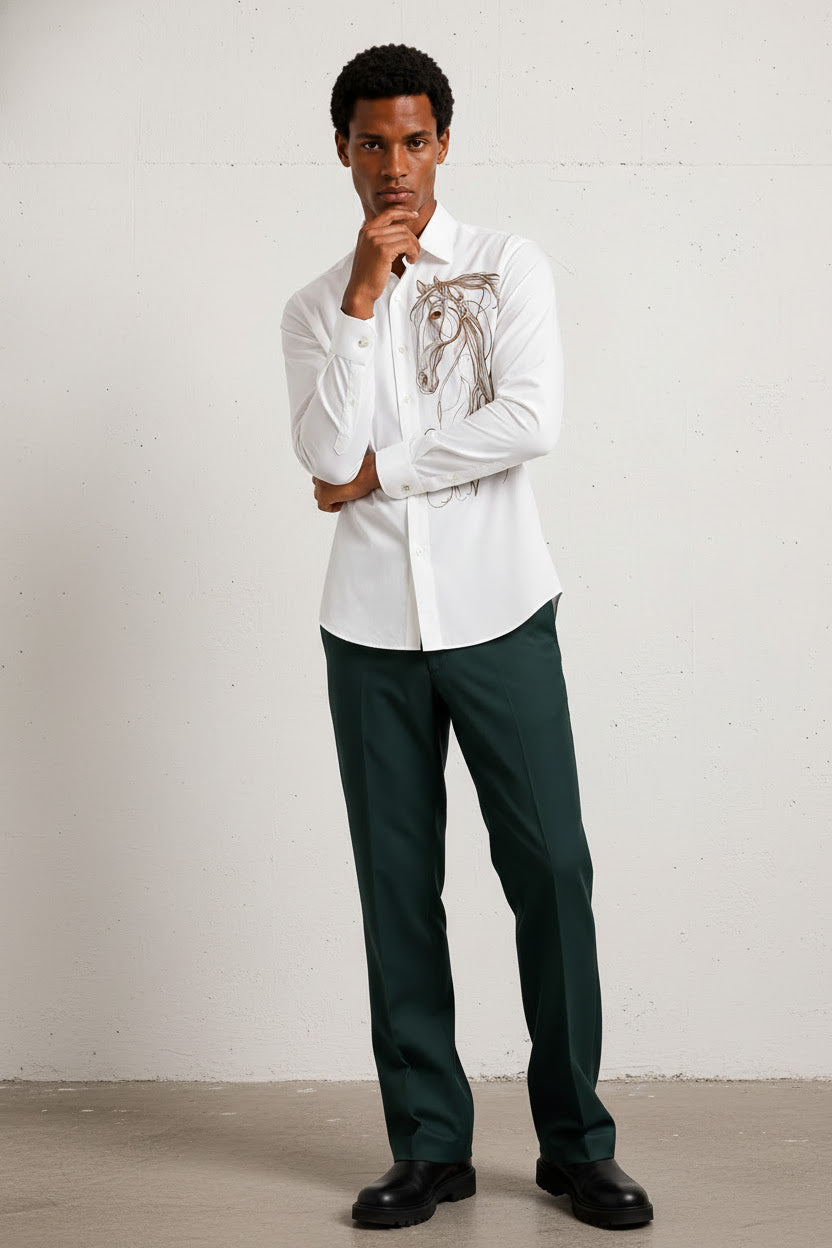 The Stallion Embroidered Shirt