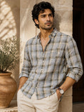 Ashwood Check Pure Linen Shirt