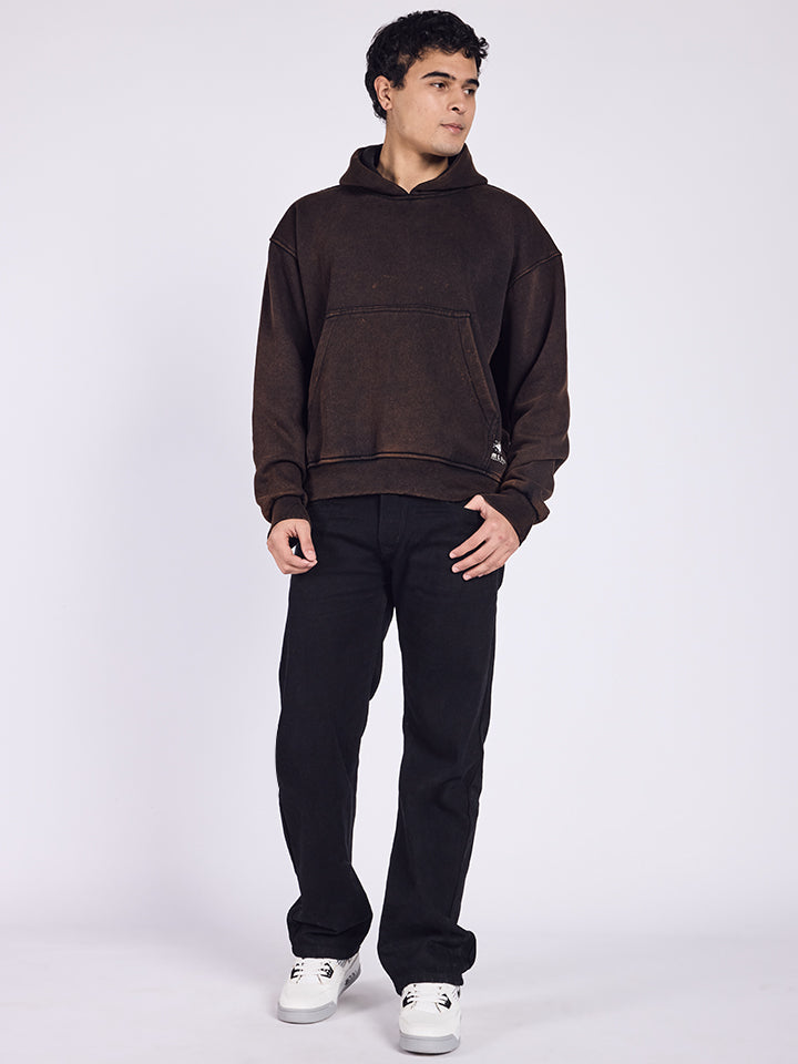 Vintage Wash Black Arise Hoodie