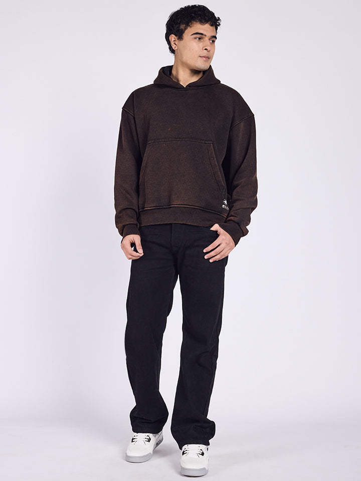 Vintage Wash Black Arise Hoodie