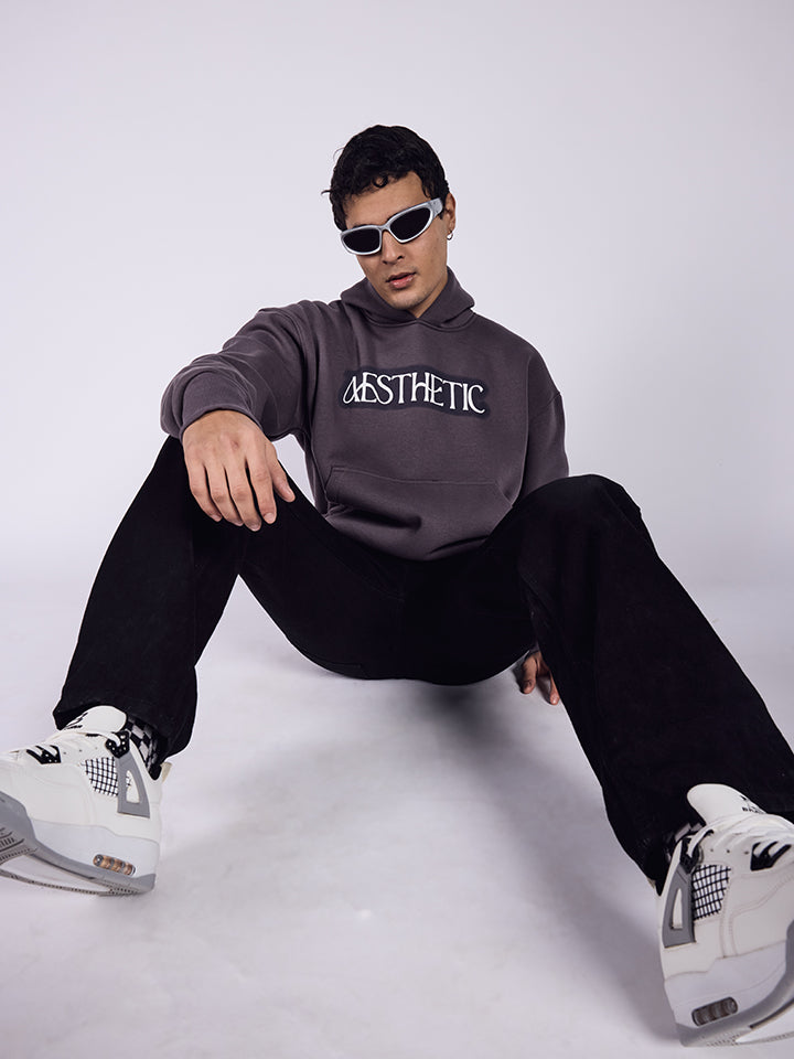 Dark Grey Aesthetic Hoodie