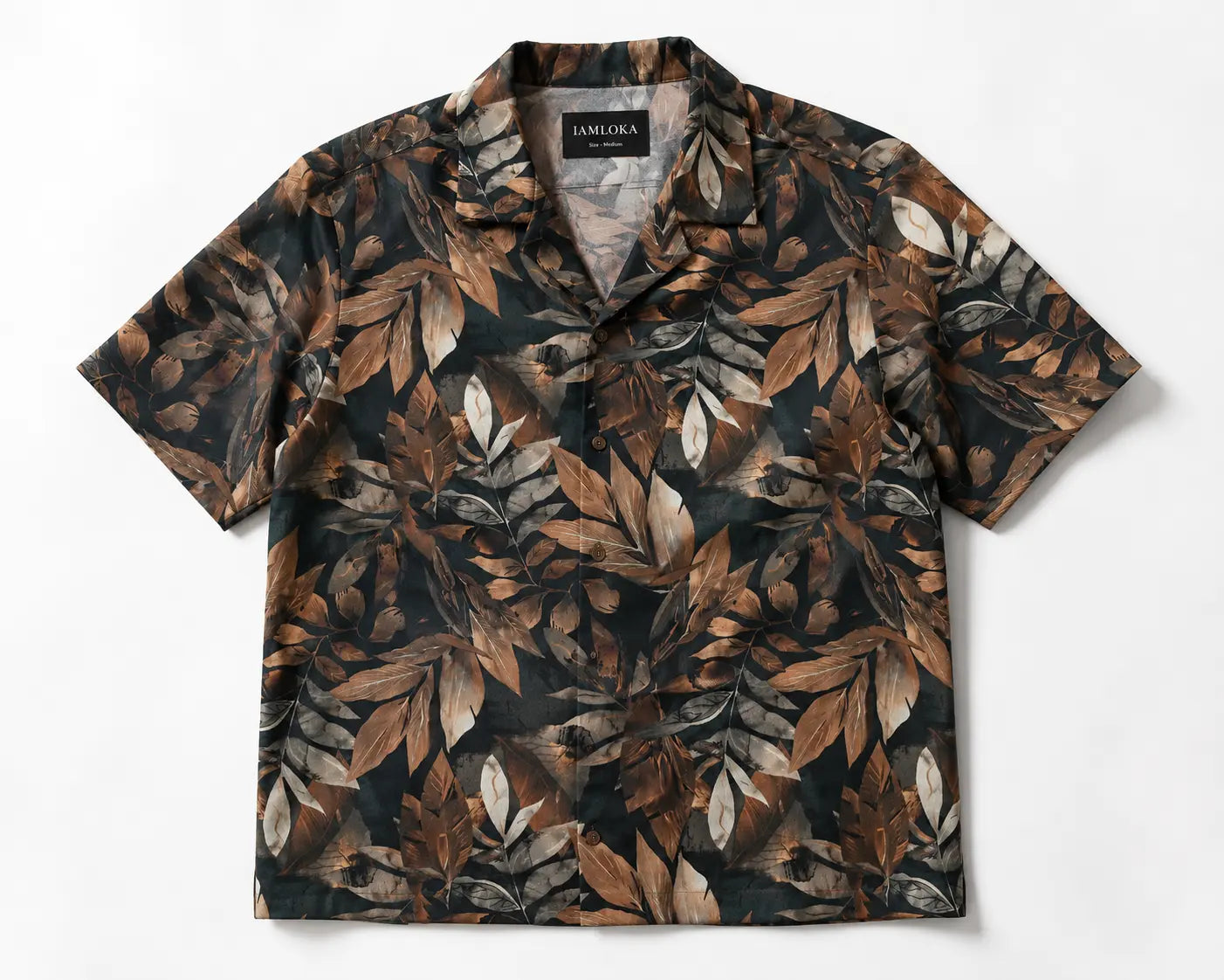 Autumn Leaves Cuban Shirt