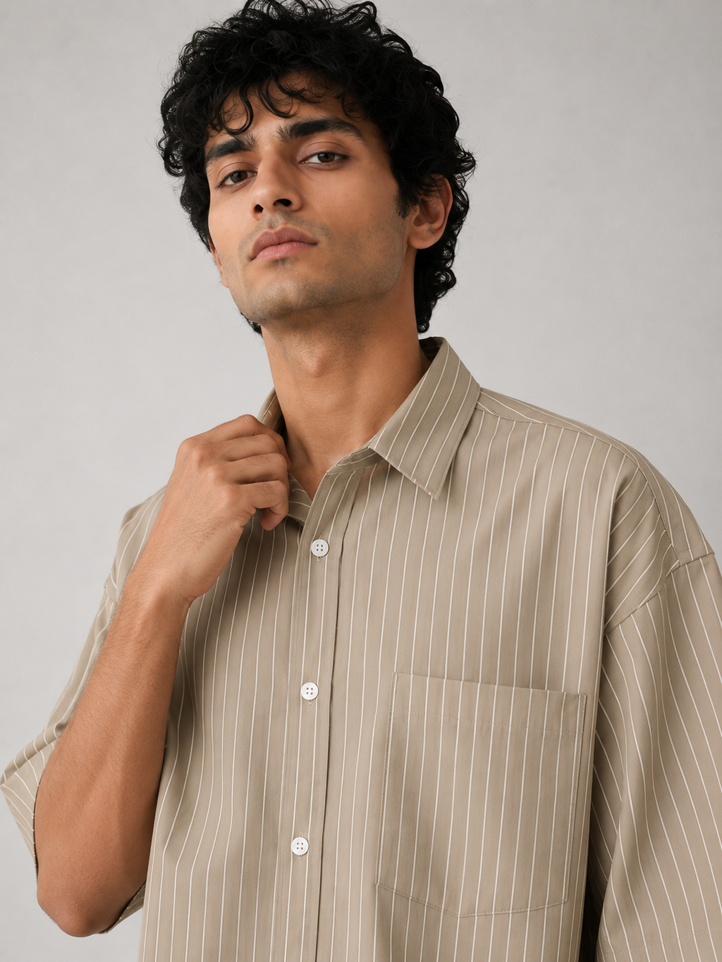 Dune Striped Oversized Shirt