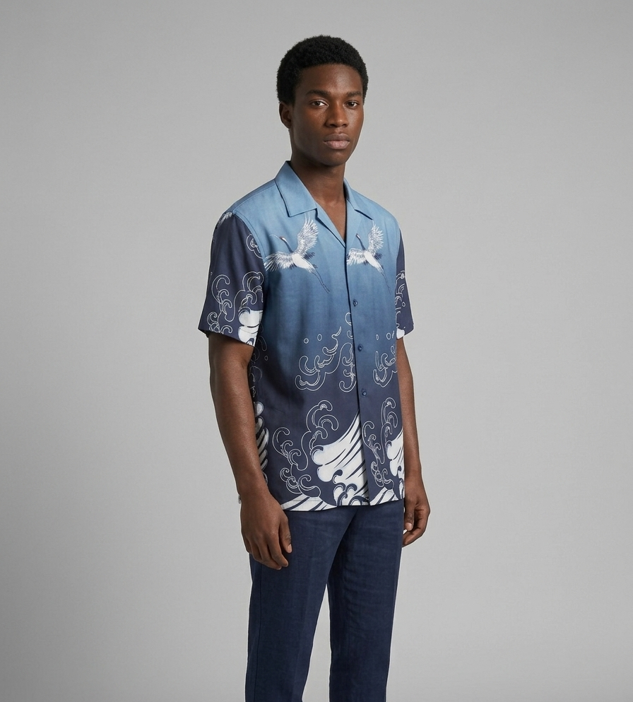 Blue Horizon Cuban Shirt