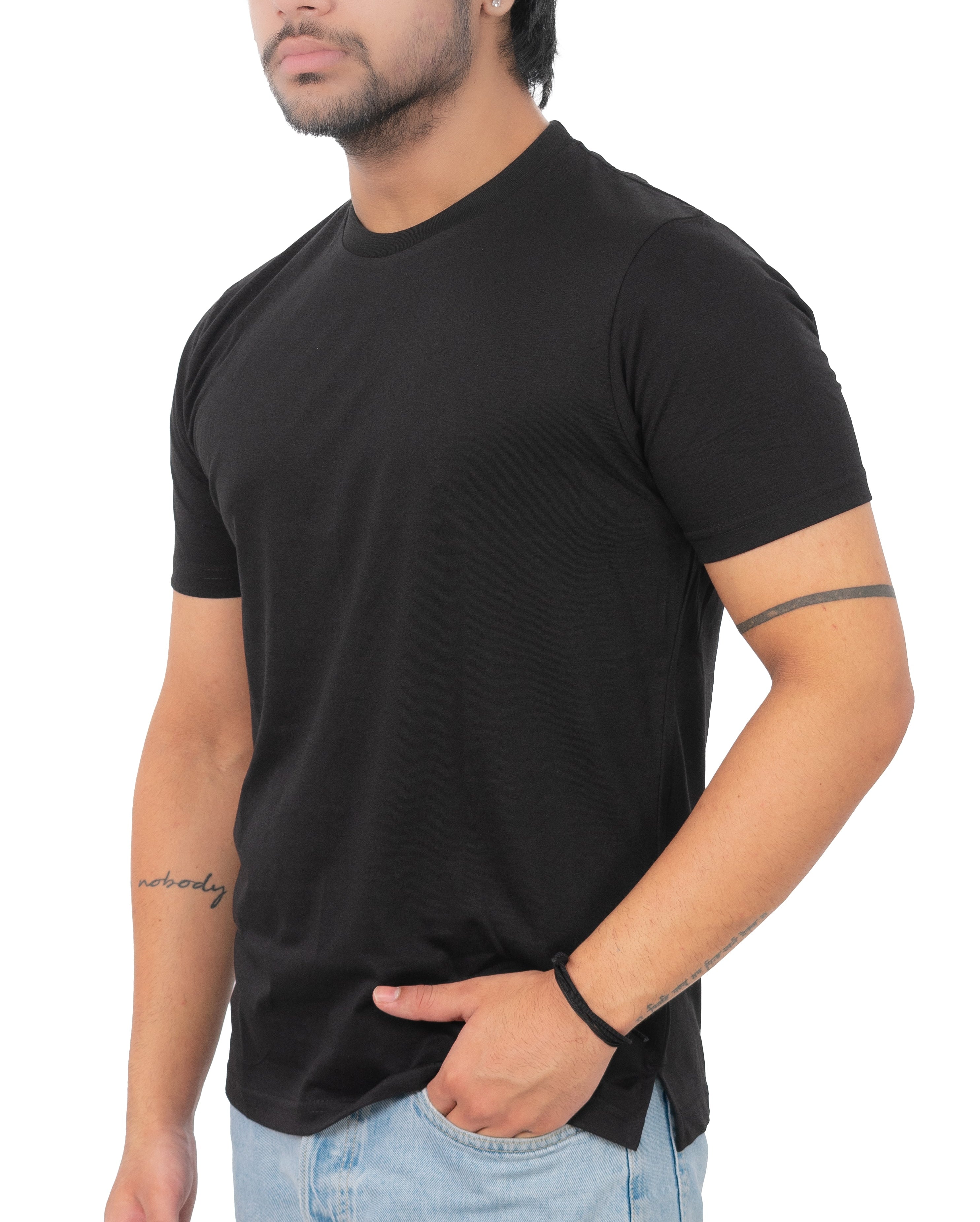 Black Regular Fit T-Shirt