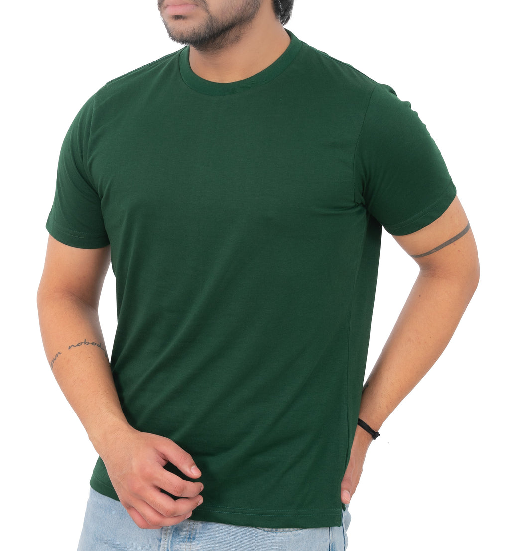 Dark Green Regular Fit T-Shirt