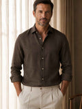 Dark Mocha Linen Shirt