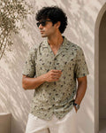 Desert Leaf Cuban Shirt