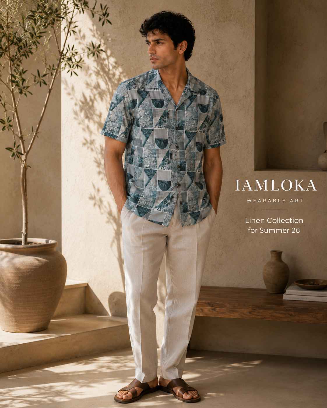 Geo Wave Cuban Shirt