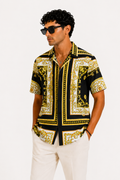 Gold Crest Cuban Shirt