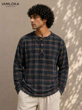 Nomad Check Henley T-Shirt - Limited Edition