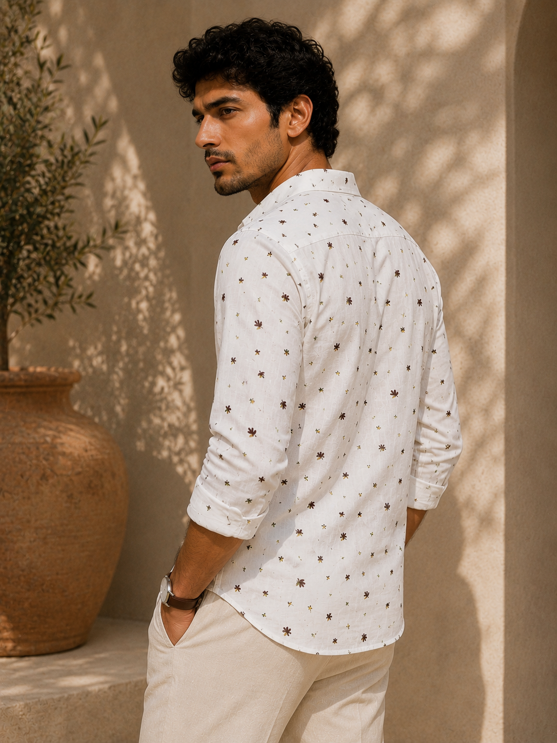 White Meadow Linen Shirt