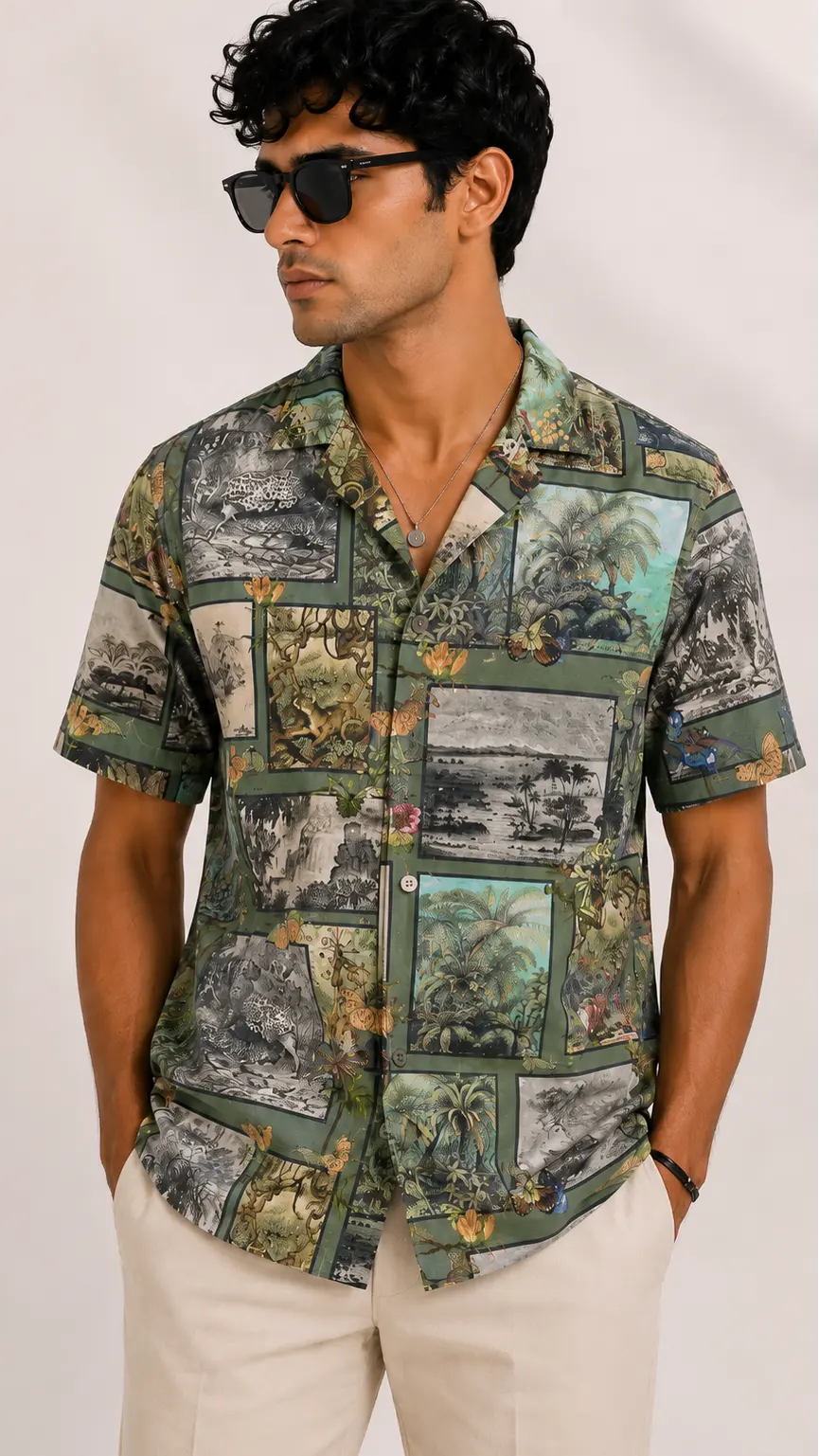 Jungle Safari Cuban Shirt