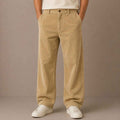 Khaki Corduroy Pant - Relaxed Fit