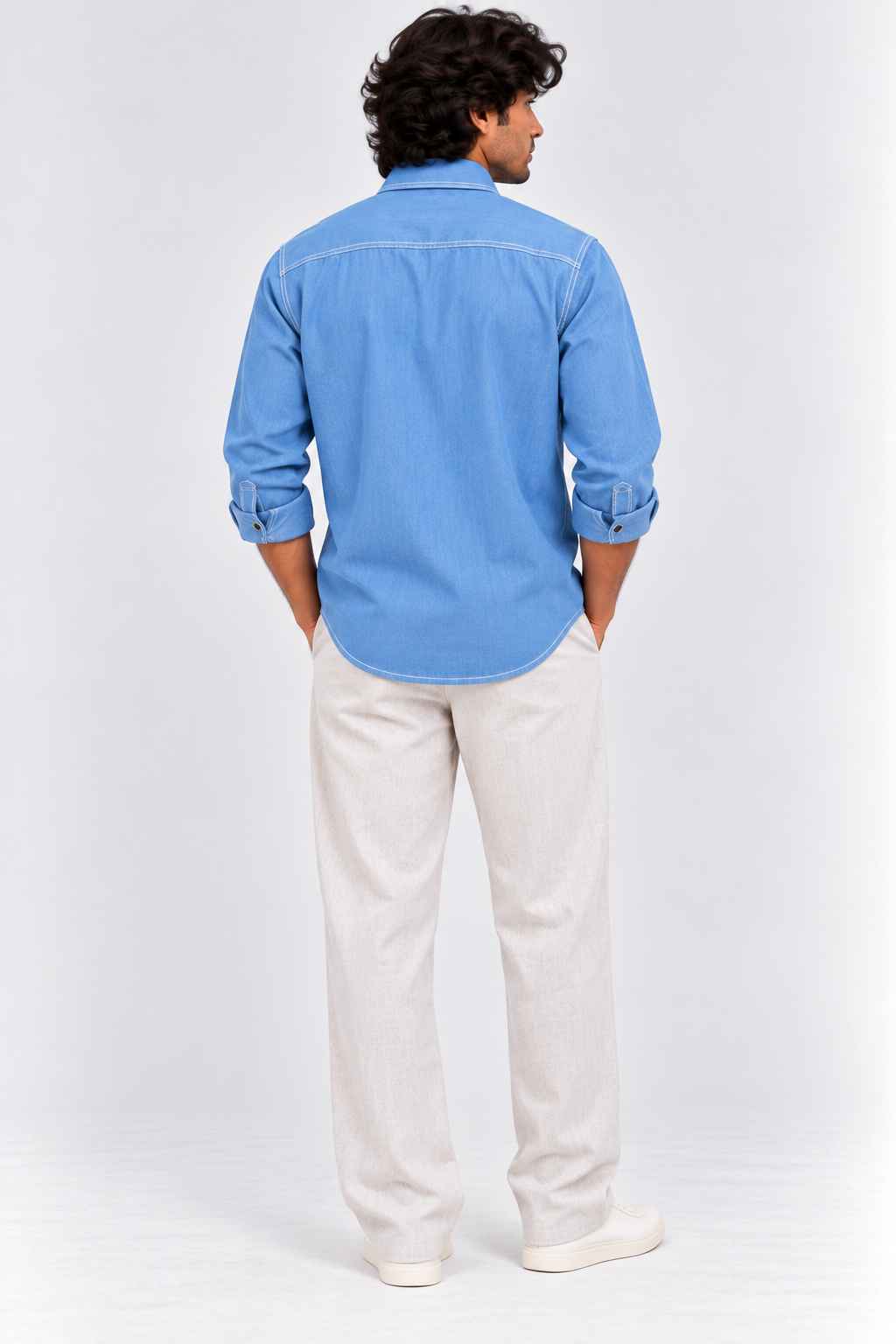 Light Blue Denim Shirt