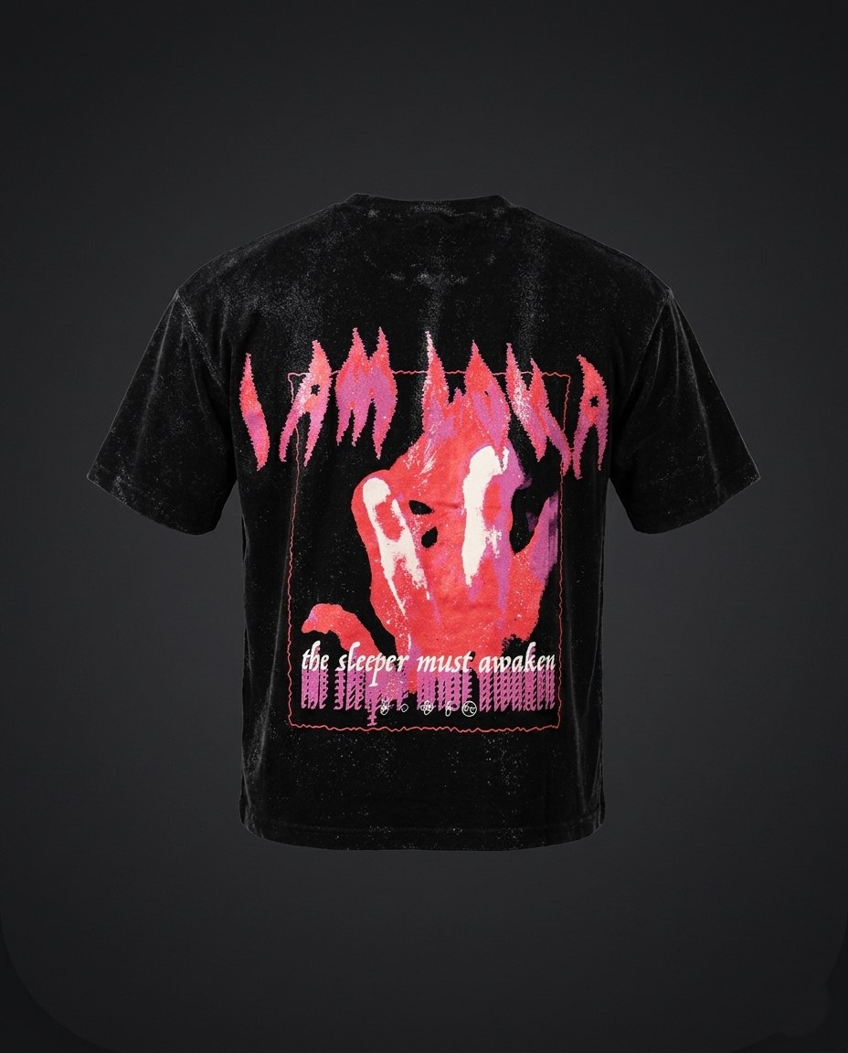 Black Arise T-Shirt - Oversized Fit