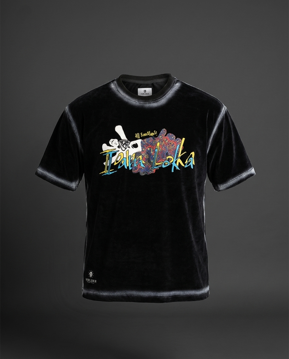 Loka Skull Bloom Oversized T-shirt