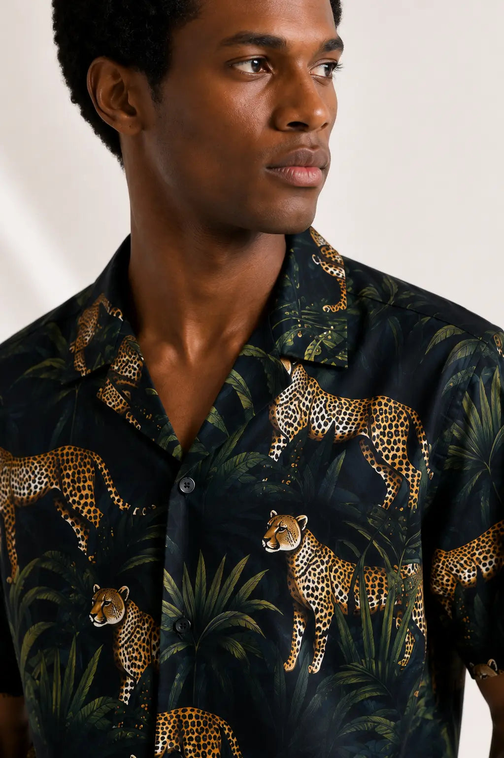 Midnight Safari Cuban Shirt