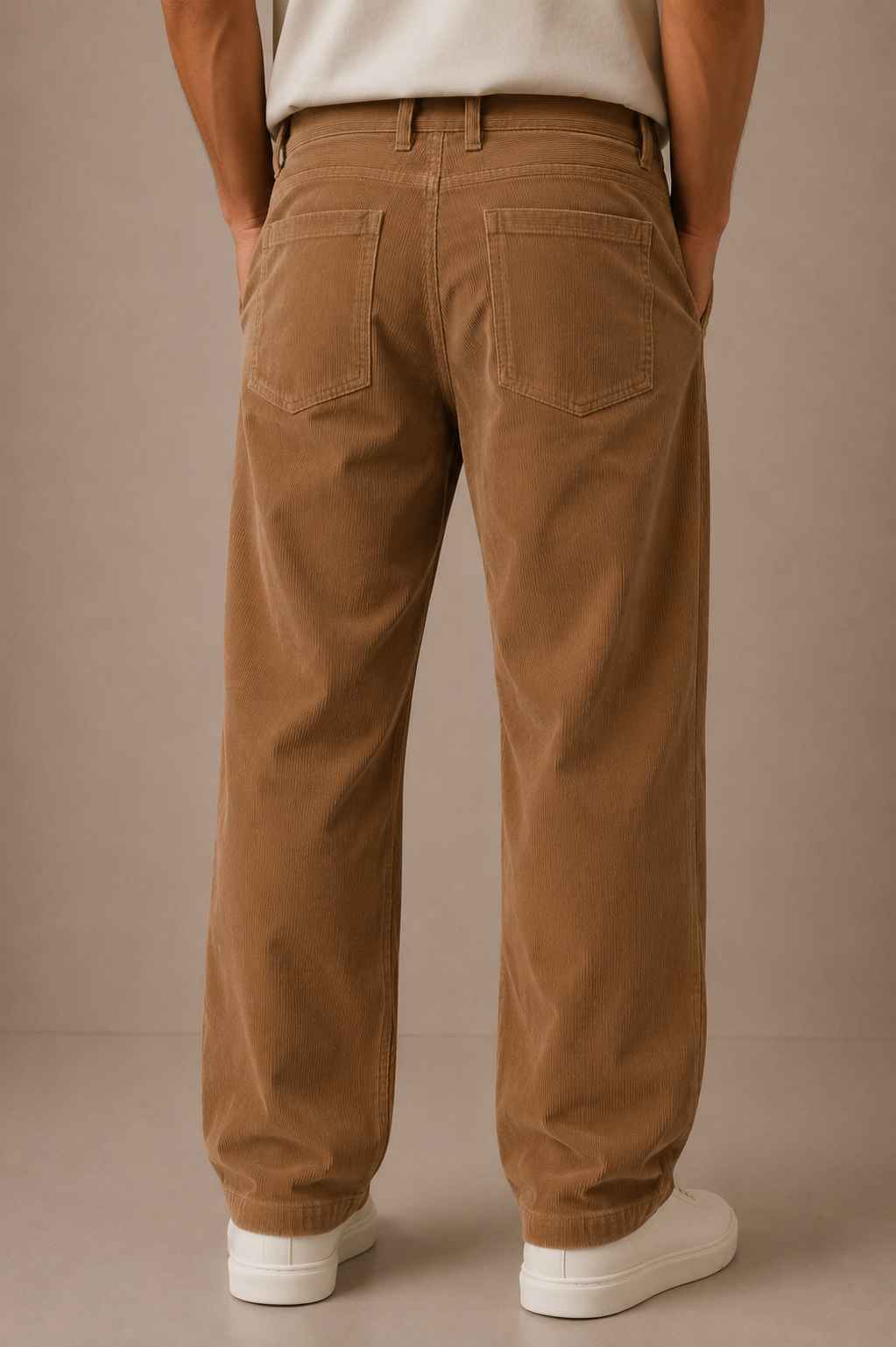 Espresso Brown Corduroy Pant - Relaxed Fit