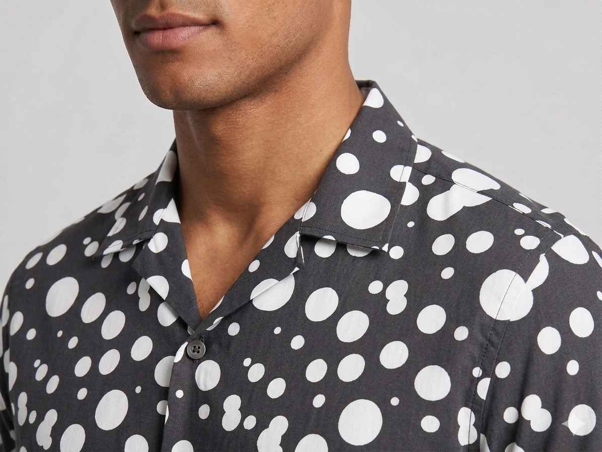 Polka Dots Cuban Shirt