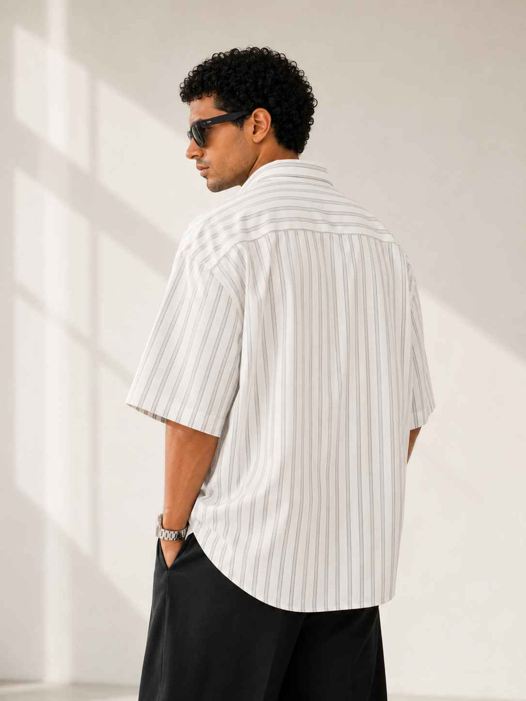 Trident Stripe Oversized Shirt