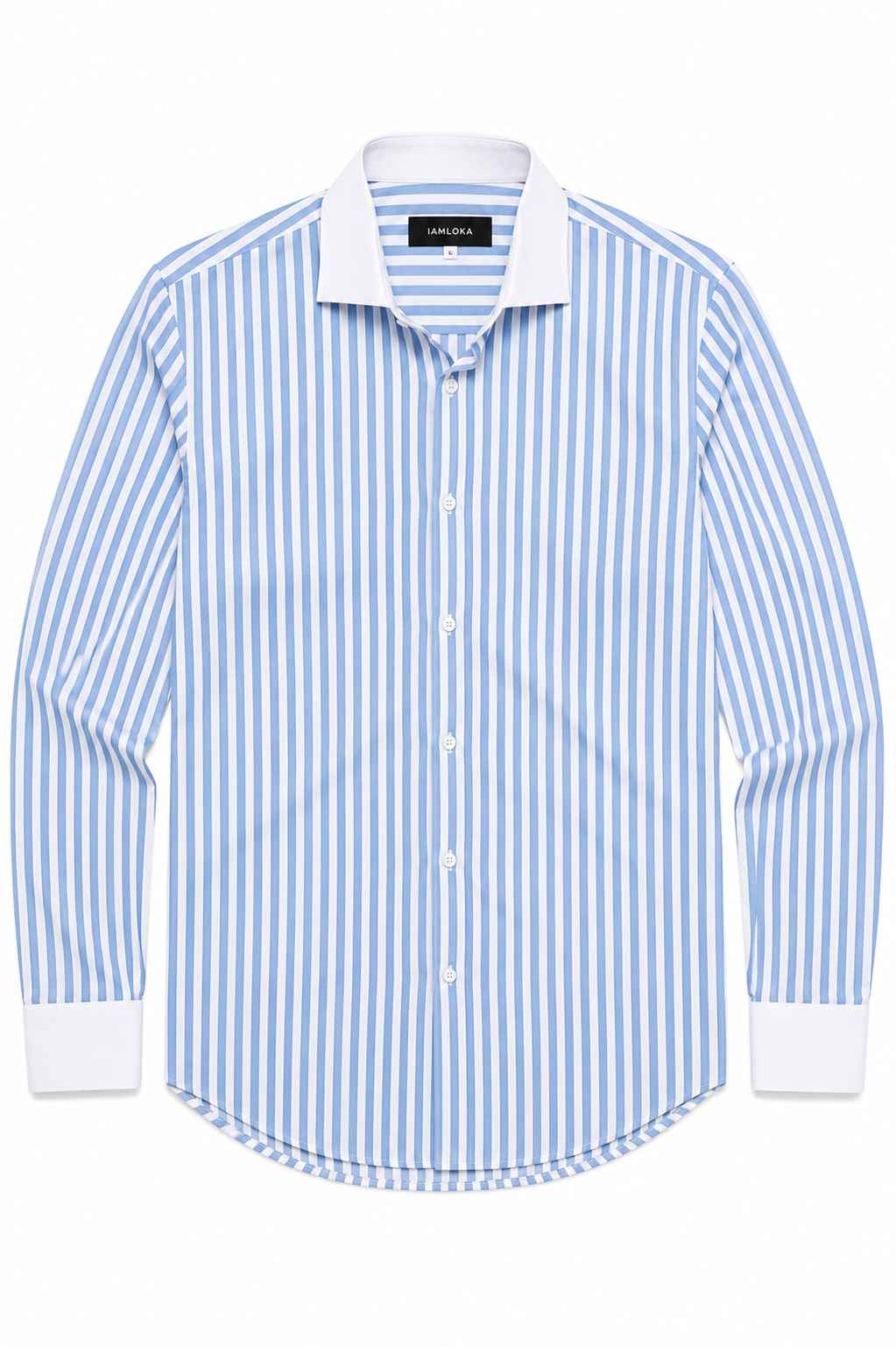 Blue Stripe Shirt - Premium Giza Cotton