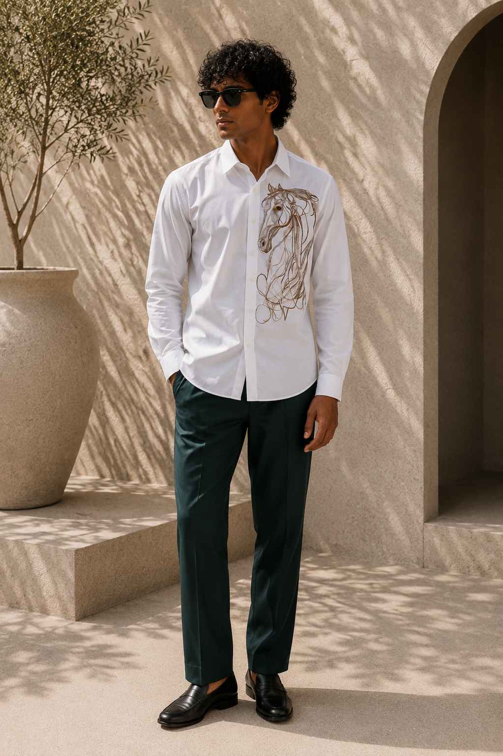 The Stallion Embroidered Shirt