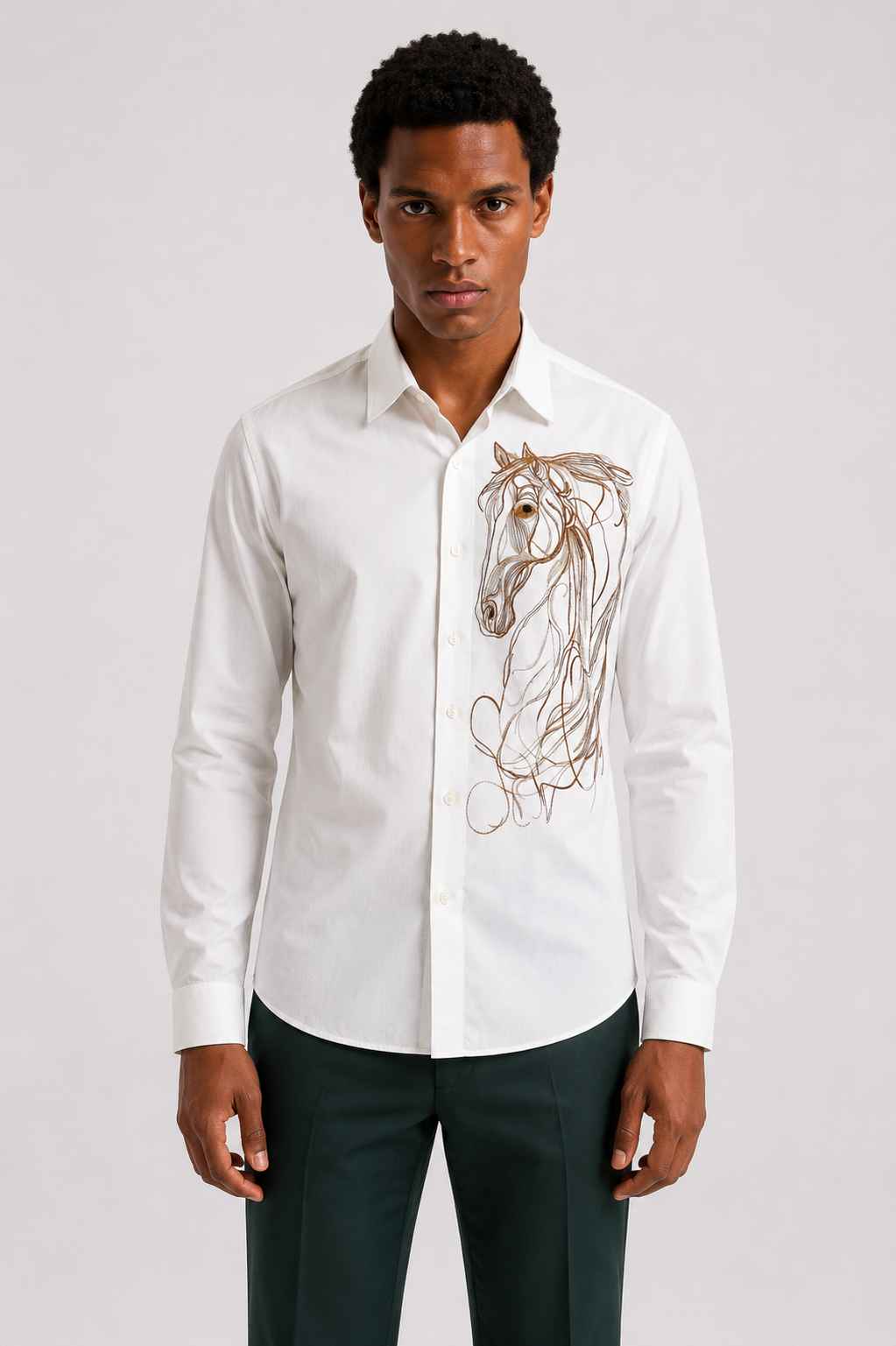 The Stallion Embroidered Shirt