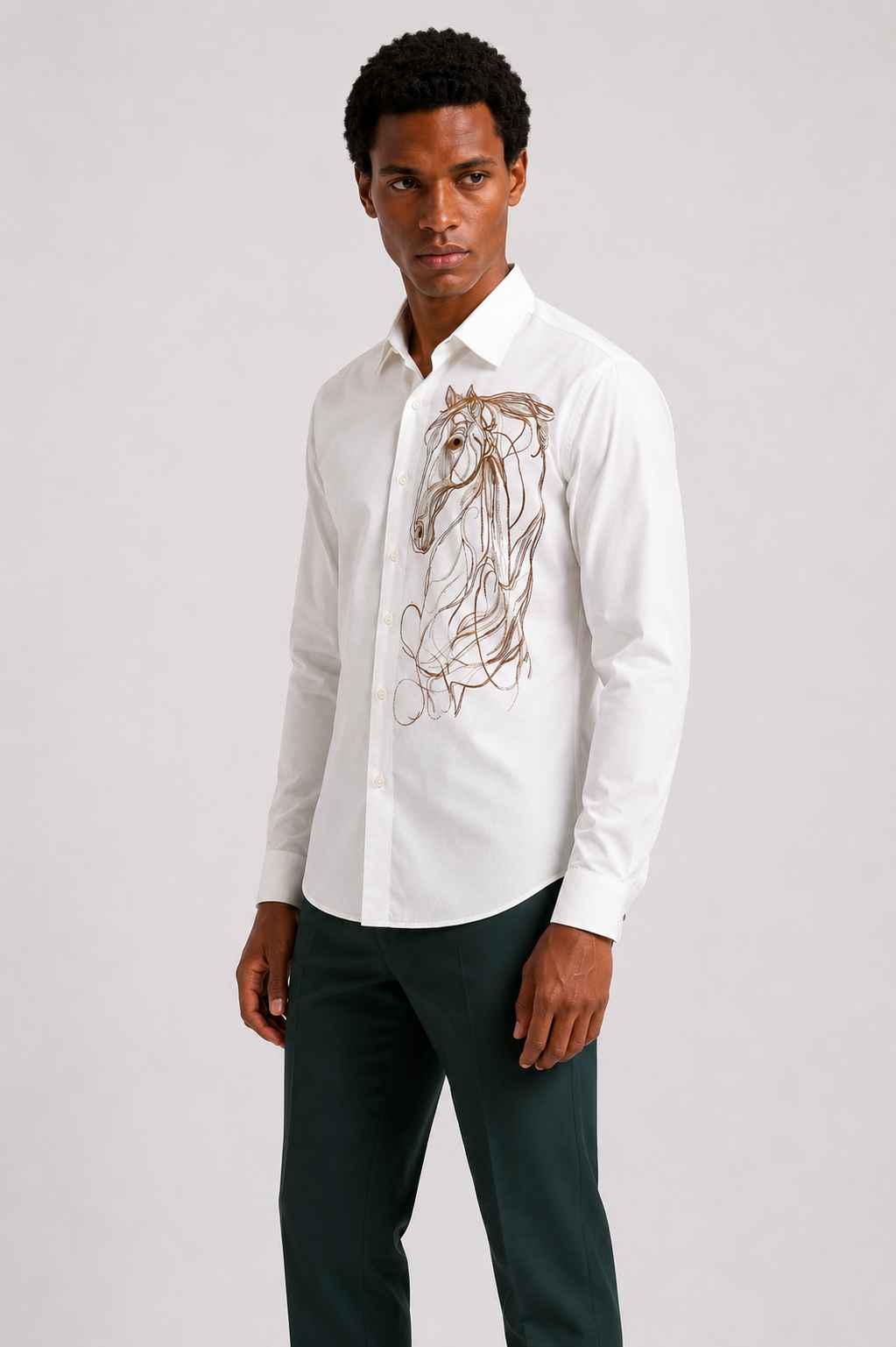 The Stallion Embroidered Shirt