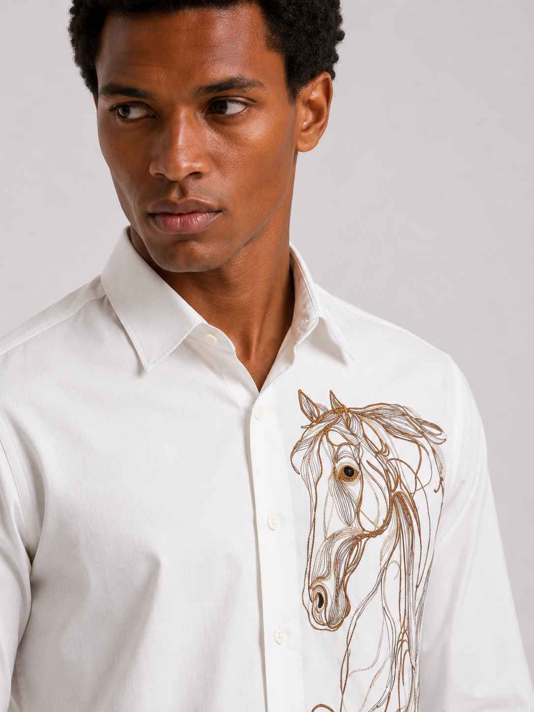 The Stallion Embroidered Shirt