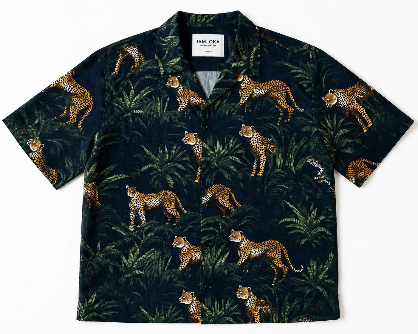 Midnight Safari Cuban Shirt
