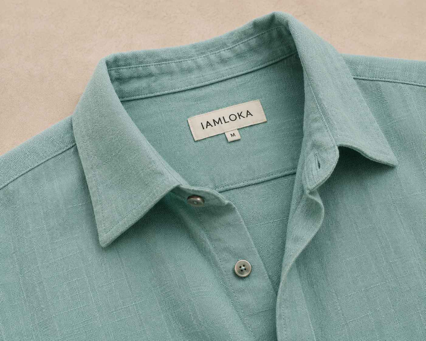 Sage Green Linen Shirt - European 60 LEA
