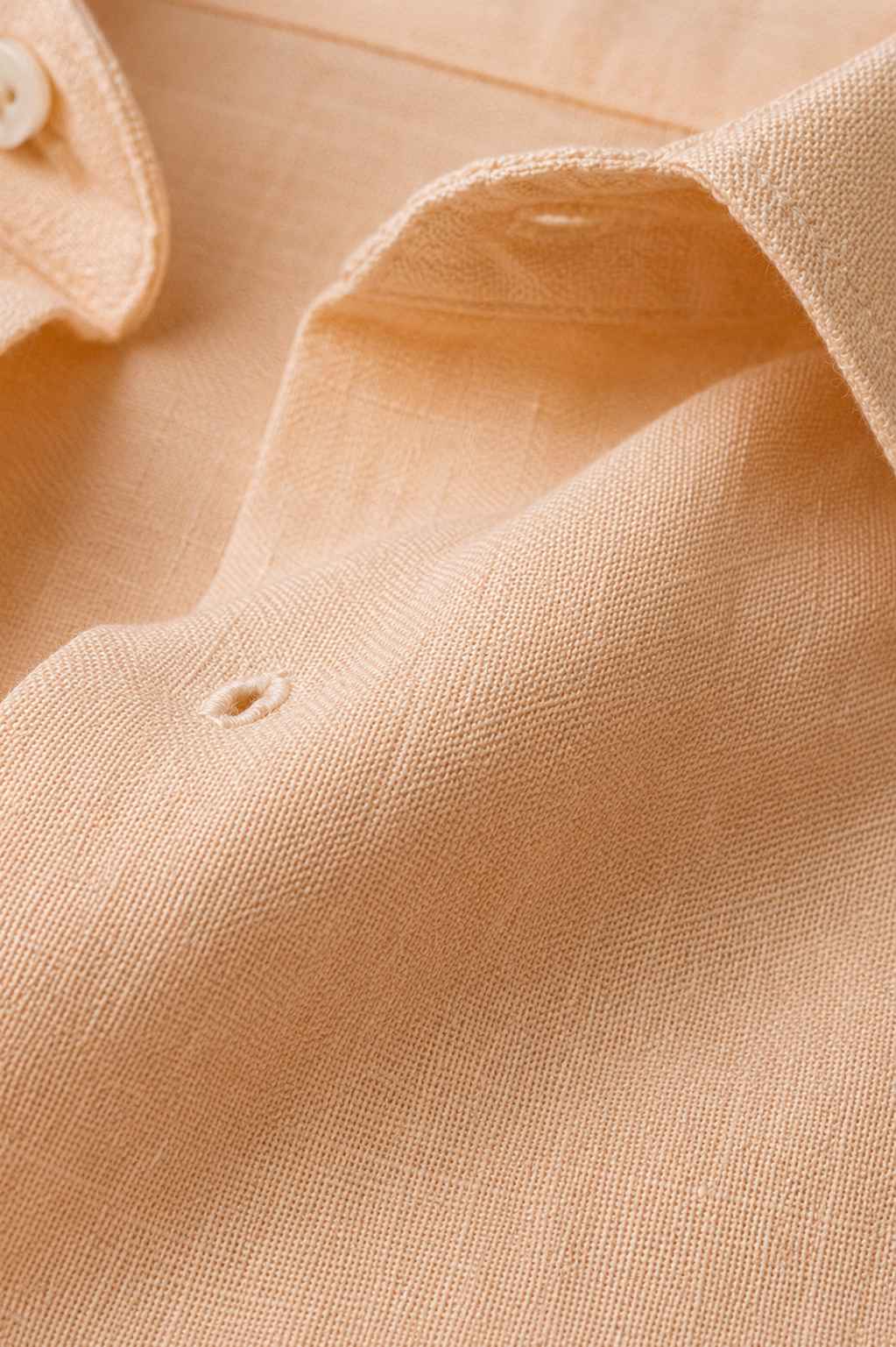 Blush Peach Linen Shirt