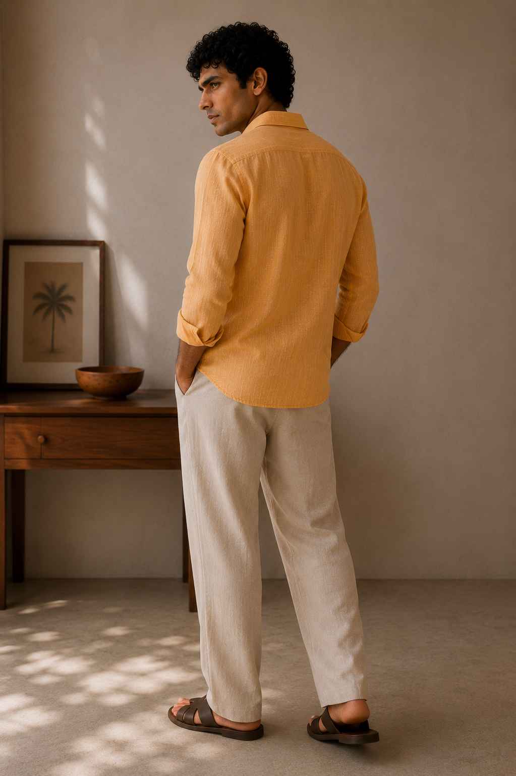 Saffron Linen Shirt